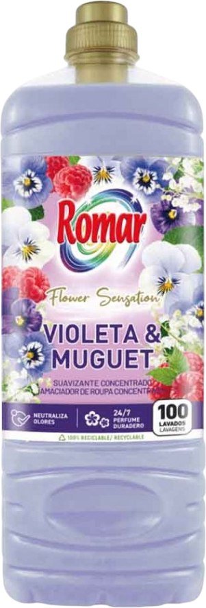

Кондиционер для белья Romar Flower Sensation Фиалка и ландыш (2л)