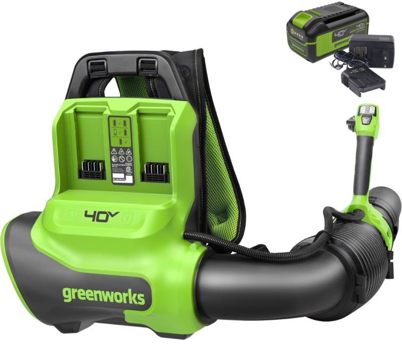 

Ранцевая воздуходувка Greenworks GD40BPG2K4 2408107UB (с 1-им АКБ)