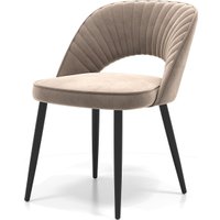 Стул Памир Новара F08 (бежевый/черная опора)