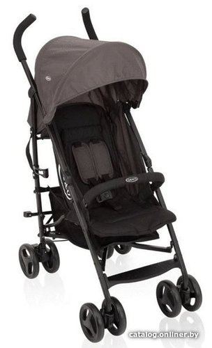 Коляска прогулочная «книга» Graco TraveLite (black/grey)