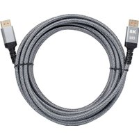 Кабель AOPEN ACG630-5 DisplayPort - DisplayPort (5 м, серый/черный)