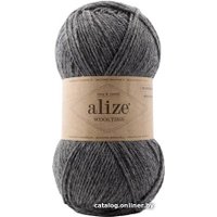 Пряжа для вязания Alize Wooltime 11017 100 г 200 м (серый)