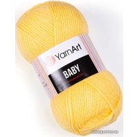 Пряжа для вязания Yarnart Baby 100% акрил 315 50 г (150 м, нежно-желтый)