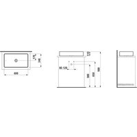 Умывальник Laufen Living Square 60x34 [8114340001121]