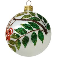Елочная игрушка Декарт Рябиновая ветка на морозе 8Ш0031
