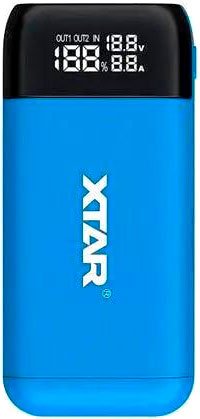 

Внешний аккумулятор XTAR PB2S (синий)