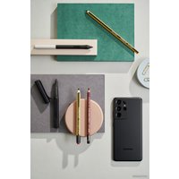 Телефон Samsung Galaxy S21 Ultra 5G SM-G998B/DS 16GB/512GB Восстановленный by Breezy, грейд B (черный фантом)