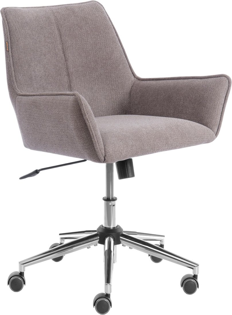 

Стул с подлокотниками TetChair Мурано (хром, велюр/букле (HYP), бежевый)