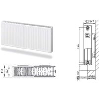 Стальной панельный радиатор Лемакс Compact 22 300x1700