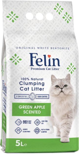 

Наполнитель для туалета Felin Green Apple Scented 5 л