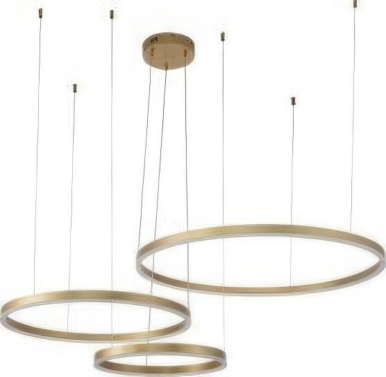 

Подвесная люстра Indigo Galass 14001/3P Gold
