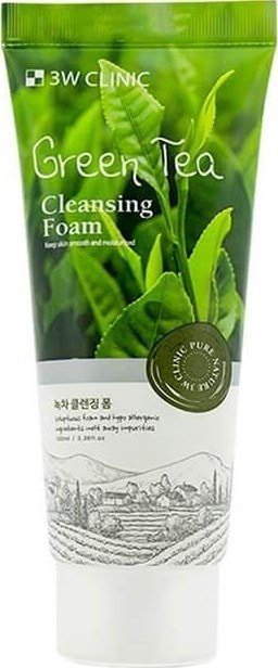 

3W Clinic Пенка для умывания натуральная Green Tea Foam Cleansing 100 мл