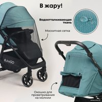 Коляска прогулочная «книга» Bubago Bass Light (кирпичный)