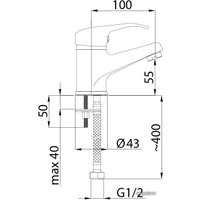 Смеситель Rubineta Optima-18 [080008]