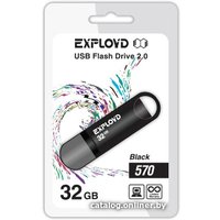 USB Flash Exployd 570 32GB (черный) [EX-32GB-570-Black]