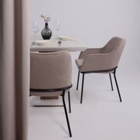 Кухонный стол Аврора Торонто 140-171.5x80 (камень белый Greys white/Ель умбра)