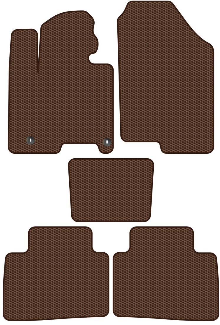 

Комплект ковриков для авто Alicosta Hyundai Tucson IV (suv / NX4) 2020 - Н.В. (коричневый, сота)