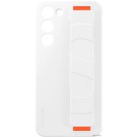 Чехол для телефона Samsung Silicone Grip Case S23+ (белый)