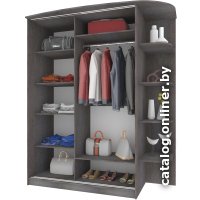 Шкаф-купе Кортекс-мебель Лагуна ШК05-02 левая консоль (береза/белый)