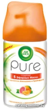 Сменный блок для освежителя воздуха Air Wick Freshmatic Pure 250 мл (апельсин и грейпфрут)