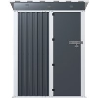  Спстрим с односкатной крышей 1850*1500*900 мм (серый)