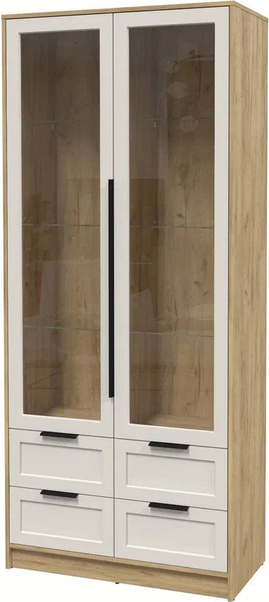 

Шкаф-витрина Интерлиния Концепт Тренд КТ-ШВ2 (дуб золотой/кашемир)