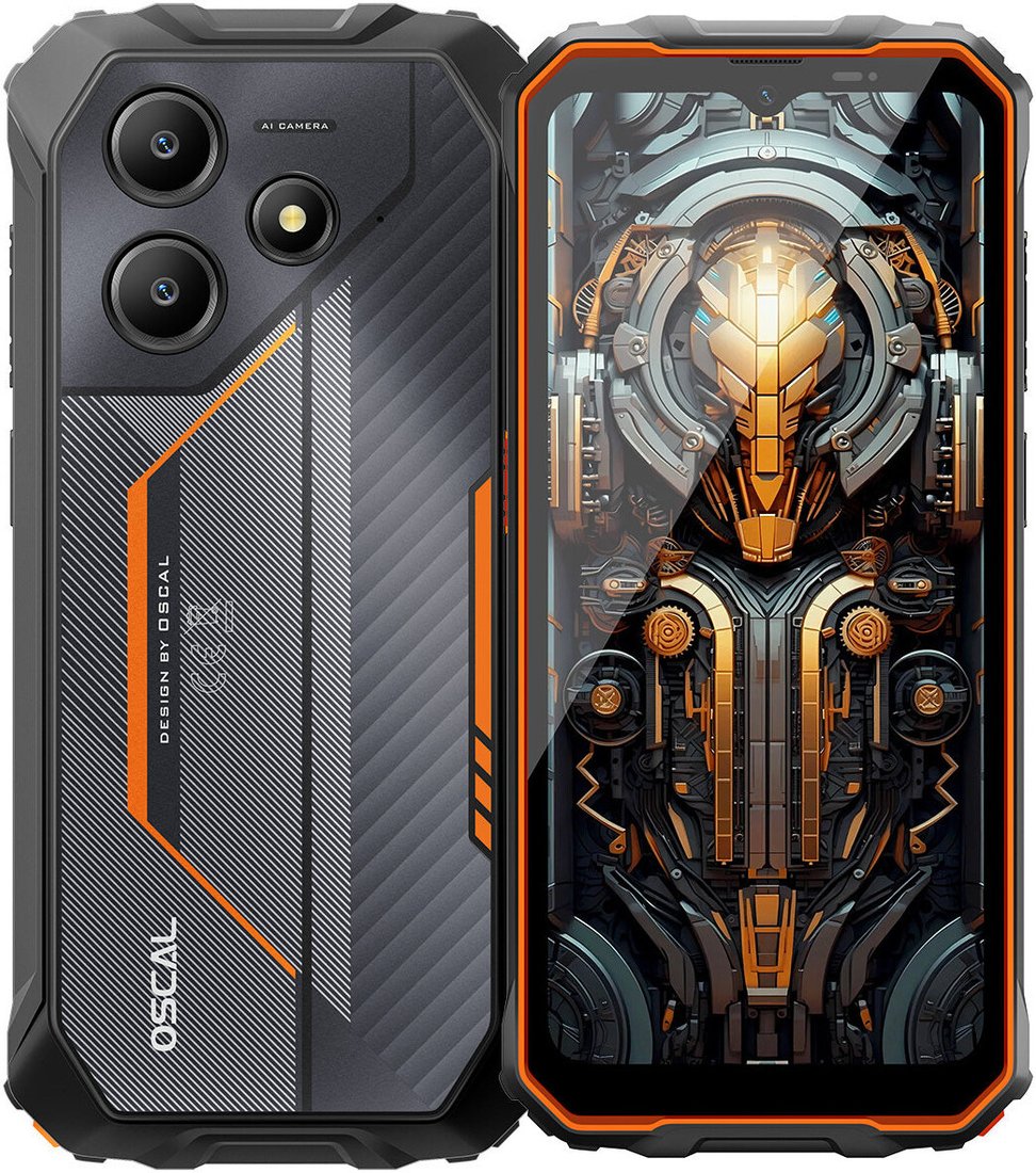 Телефон Oscal Marine 2 4GB/64GB (оранжевый)