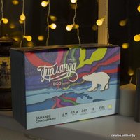 Световой дождь Luazon Занавес 360 LED 2х1.5м (теплый белый) 2361722