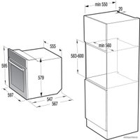 Электрический духовой шкаф Gorenje BO737E30WG