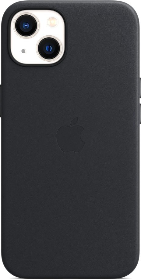 

Чехол для телефона Apple MagSafe Leather Case для iPhone 13 (темная ночь)
