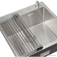 Кухонная мойка ARFEKA ECO AR мойка 500*500, роллер-мат, дозатор SATIN