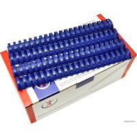 Пластиковая пружина для переплета РеалИСТ Пластик 51 мм (синий)