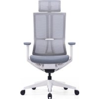 Офисное кресло SitZone E-303-001A-P1-WH (сетка, серый)