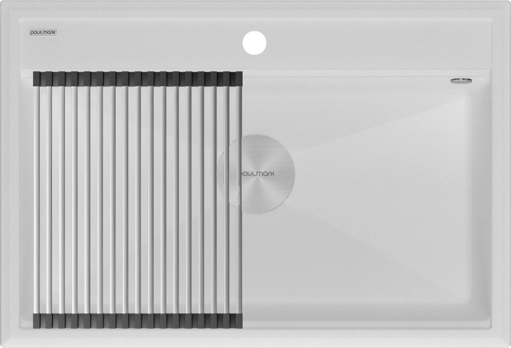 Кухонная мойка Paulmark Stepia 80 PM117551-WH (белый)