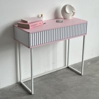 Туалетный столик без зеркала Shtabe Royal 5011 эко (зефир/белый)