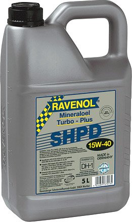 

Моторное масло Ravenol Turbo-Plus SHPD 15W-40 5л