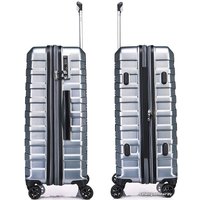 Чемодан-спиннер Verage Crust 17106-2+ 70 см (серебристый)