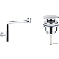Сифон Wellsee Drainage System 182124003 (сифон, донный клапан, хром)