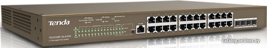 Управляемый коммутатор 3-го уровня Tenda TEG5328P-24-410W