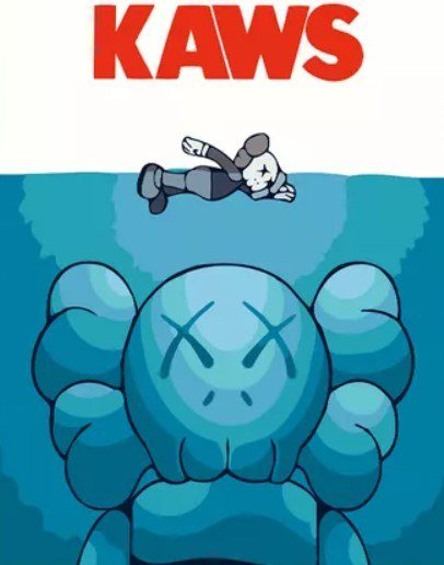 

Картина по номерам PaintLine Kaws Челюсти PL-00309