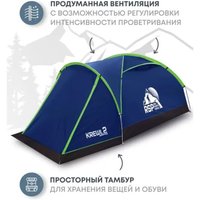 Треккинговая палатка RSP Outdoors Krewl 2 (синий)