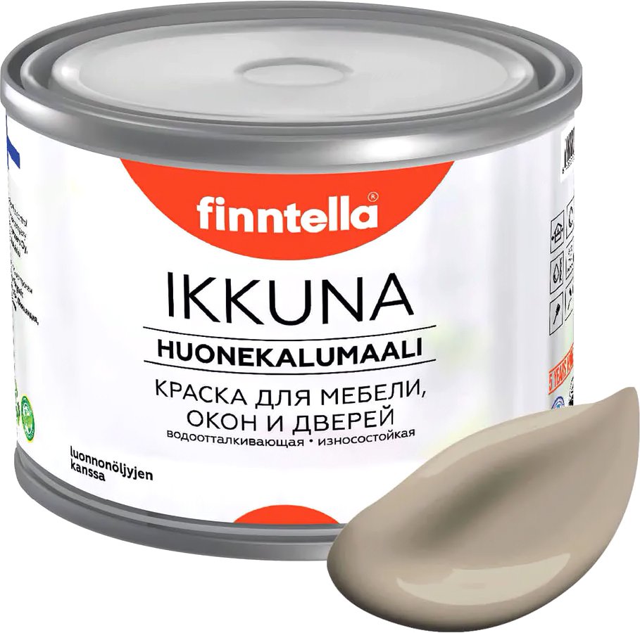 

Краска Finntella Ikkuna Taos F-34-1-1-FL087 0.9 л (бежевый хаки)