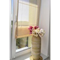 Мини римская штора Delfa Natali Тюлевая СШД 01М114/003 73x160 (кофейный)