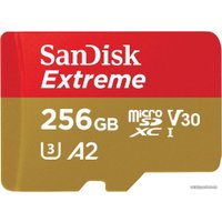 Карта памяти SanDisk Extreme SDSQXA1-256G-GN6MA 256GB (с адаптером)