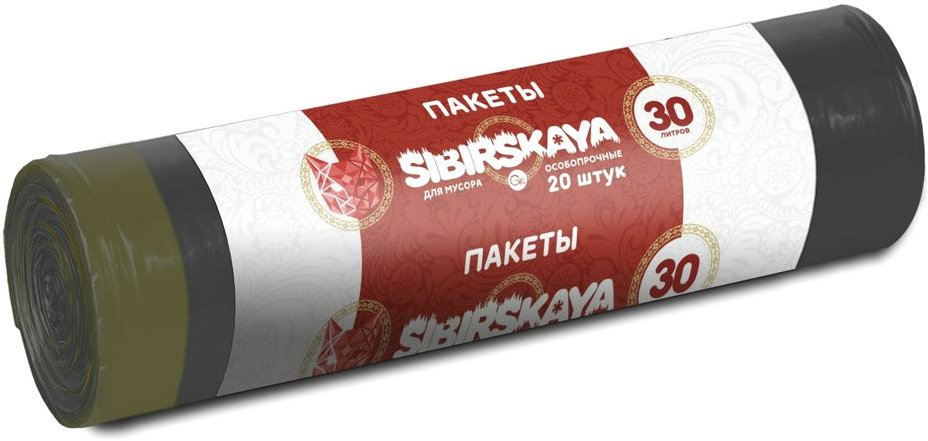 

Пакеты для мусора GR Sibirskaya 101-071S 30 л (20 шт)