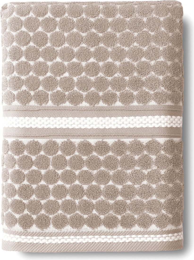 

Полотенце Verossa Dots tactille 70x140 (кофе/белый)