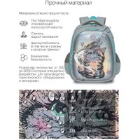 Школьный рюкзак Grizzly RAz-286-2 (серый)