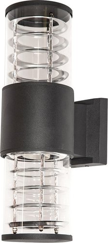 Уличный настенный светильник Kinklight Глари 09314-W.19 (черный)