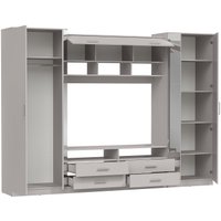 Стенка Олмеко Вена (кашемир/ДВПО белый)