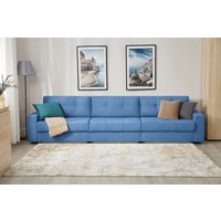 Диван Mio Tesoro Манчестер 292 1.5ек-1.5ек-1.5ек (840 синий)